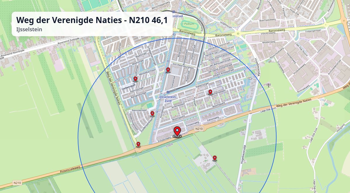 Weg der Verenigde Naties - N210 46,1 – IJsselstein