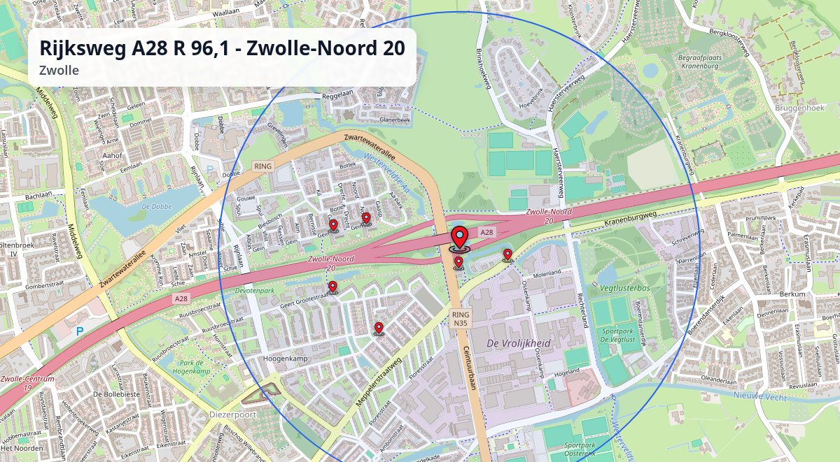 A28 112 Zwolle - Brand op Rijksweg A28 R 96,1 - Zwolle-Noord 20 23:23